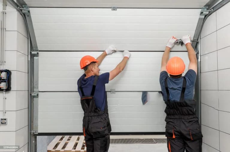 Your Garage Guru technician performing professional garage door service in Metro Vancouver